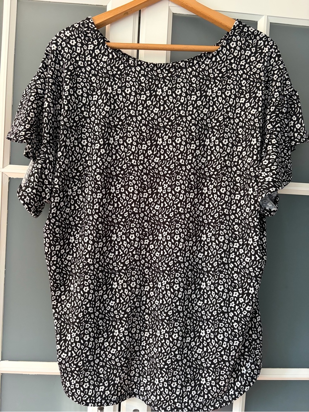 Laura Plus Ruffled Short Sleeve Blouse - Picture 3 of 5